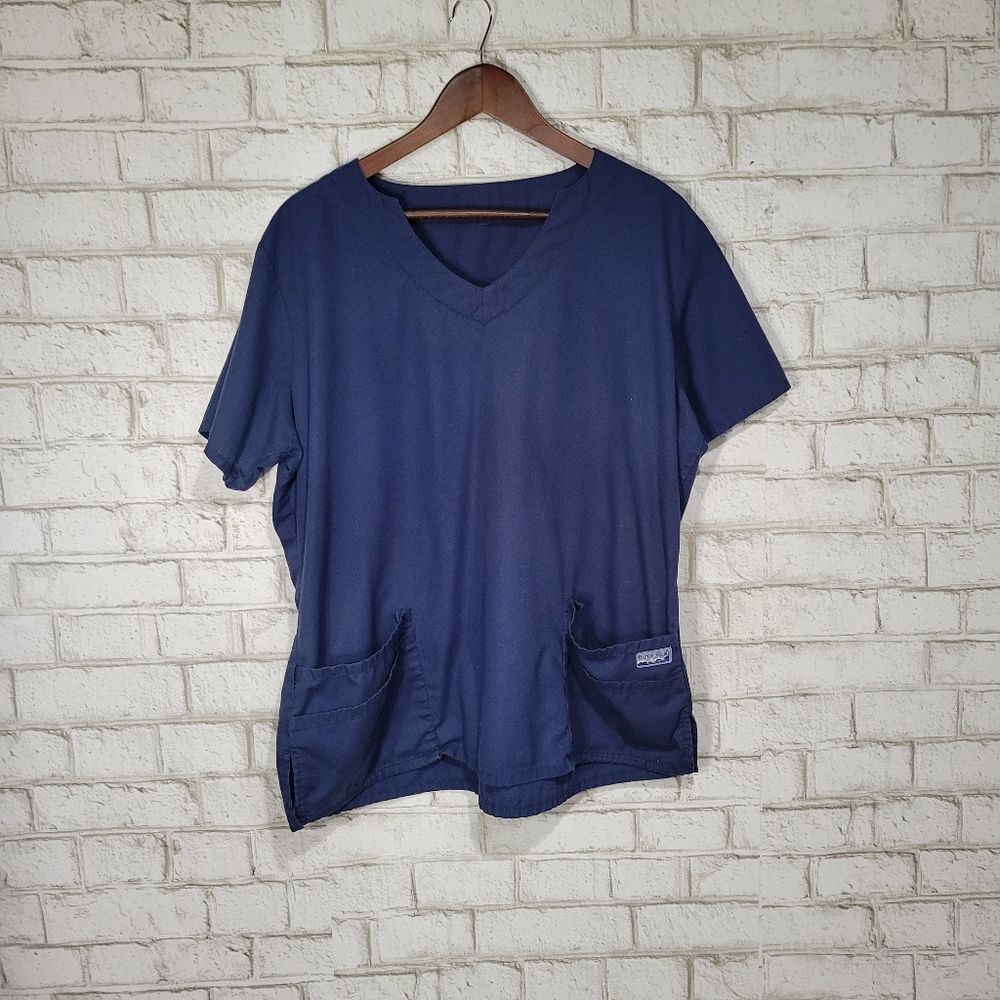 Butter Soft navy scrub top